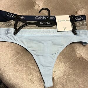 Calvin Klein thong panties, 3 pack